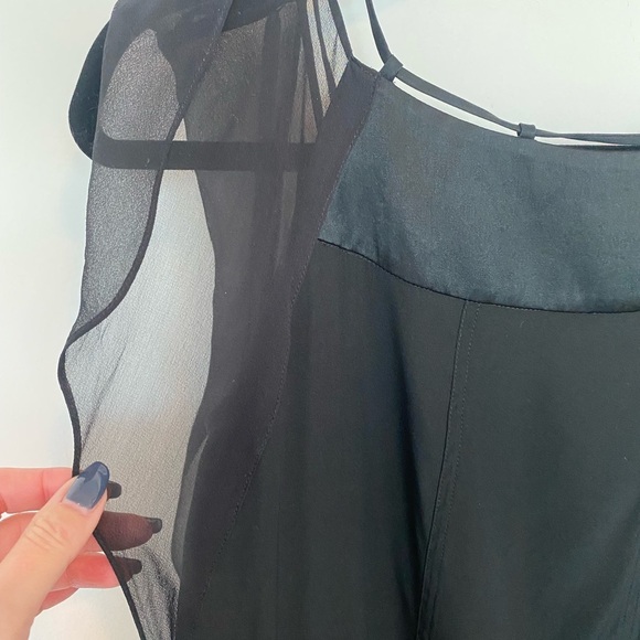 DVF black silk LBD size 6 - Picture 3 of 8